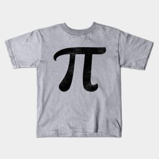 Pi Day Retro Symbol Kids T-Shirt